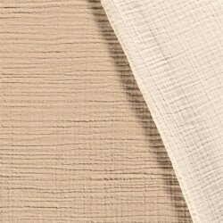 Winter - Four-ply cotton muslin Recycled - camel
