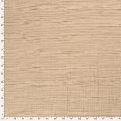 Winter - Four-ply cotton muslin Recycled - camel