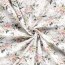 Mušelínová kytice růží - krémově bílá