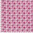 Mousseline roze bloemenzee - roomwit