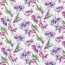Mušelínové akvarelové květiny - krémově bílé