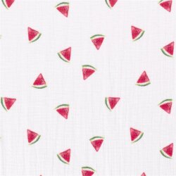 Muslin fruity melon - cream white