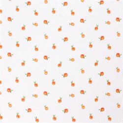 Muslin Delicious Tangerines - cream white