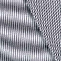 Cotton poplin yarn-dyed Vichy check 2mm - midnight blue