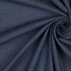 JEANS FLOWER - denim blue