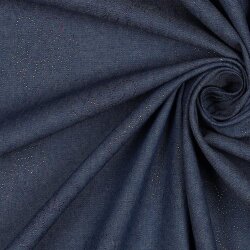 JEANS FLOWER - denim blue
