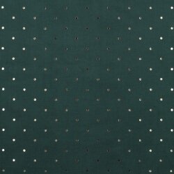 Babycord GOLD DOT - verde oscuro