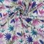 KATOEN VOILE DIGITAL PALM HAVEN - KOBALT