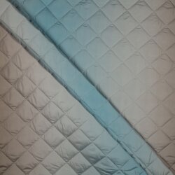 Tissu matelassé pour vestes - bleu glacier/beige