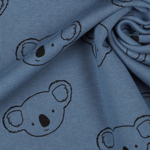 JOGGING kartáčovaný KOALA - modrý