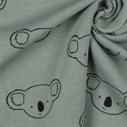 JOGGING kartáčovaná KOALA - tmavá máta