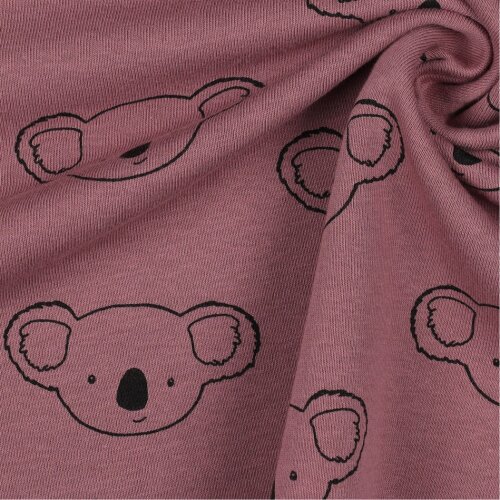 JOGGING kartáčovaná KOALA - fialová