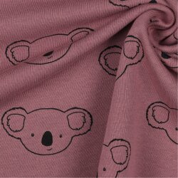 JOGGING kartáčovaná KOALA - fialová