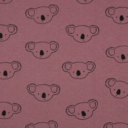 JOGGING kartáčovaná KOALA - fialová