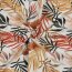 Canvas Digital tropical leaves - cremerose