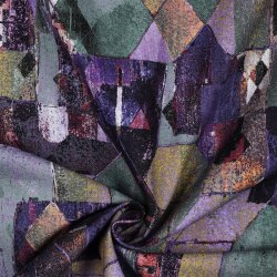 Canvas Digital Abstract - aubergine