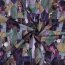 Canvas Digital Abstract - aubergine