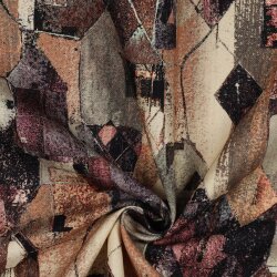 Canvas Digital Abstract - brown