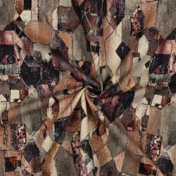 Canvas Digital Abstract - brown