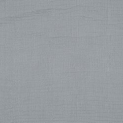 Dreilagiger Baumwoll Musselin Bio~Organic - blassblau
