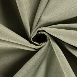 Interieurstoff Leinen-Optik Uni - olivgrün
