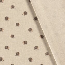 Interieurstoff Panama Igel - natur - creme