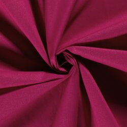 Baumwollstoff Fahnentuch Cretonne *Marie* Uni - dunkelpink