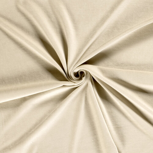 Nickistoff *Marie* Uni - hellbeige