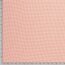 Cotton poplin yarn dyed Vichy check 2mm - orange