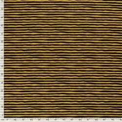 Alpine fleece stripe bee - černá/žlutá