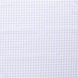 Baumwollpopeline garngefärbt - Vichy Karo 10mm eisblau