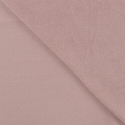 Polaire en coton éponge *Lisa* - rose antique