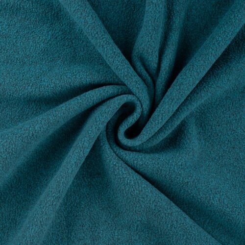 Antipilling Fleece *Lisa* - petrol meliert