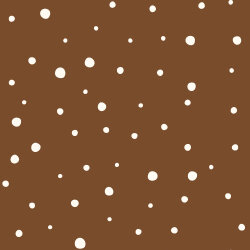 Muslin dots - chocolate brown