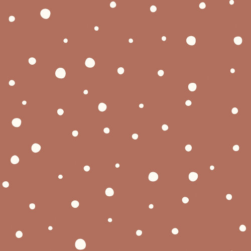 Muslin dots - red-brown
