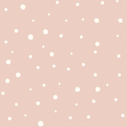 Muslin dots - salmon pink