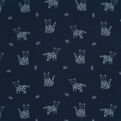 Muslin panther - dark blue