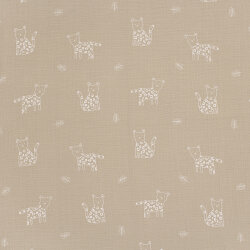 Muslin panther - beige grey