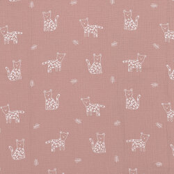 Muslin panther - antique pink