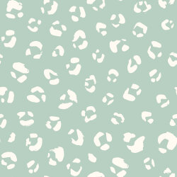 Muslin panther spots - light mint