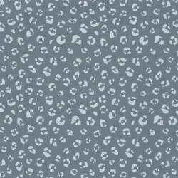 Muslin panther spots - steel blue