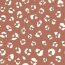 Muslin panther spots - red-brown