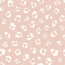 Muslin panther spots - salmon pink