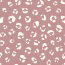 Muslin panther spots - antique pink