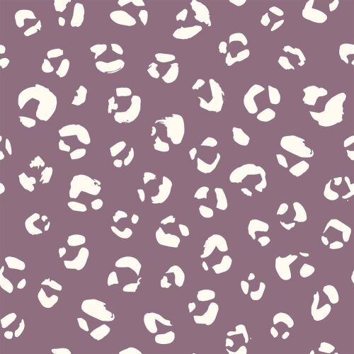 Muslin panther spots - old berry