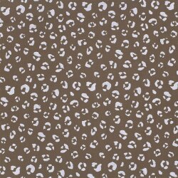 Muslin panther spots - taupe brown