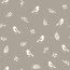 Muslin birds & twigs - beige grey