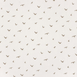 Muslin birds - cream