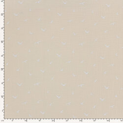 Muslin birds - beige pink