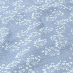 Muslin dandelion - light blue